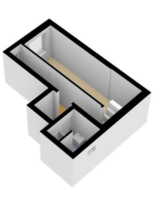Baljuwsteeg 3, Delft plattegrond-0