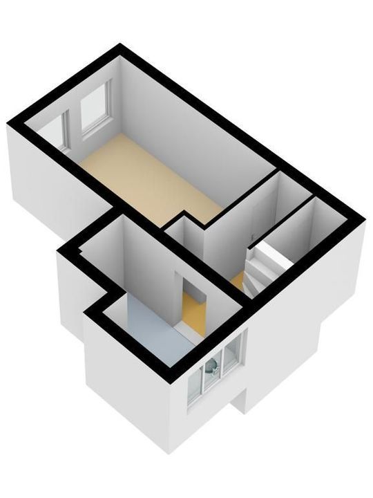 Baljuwsteeg 3, Delft plattegrond-1