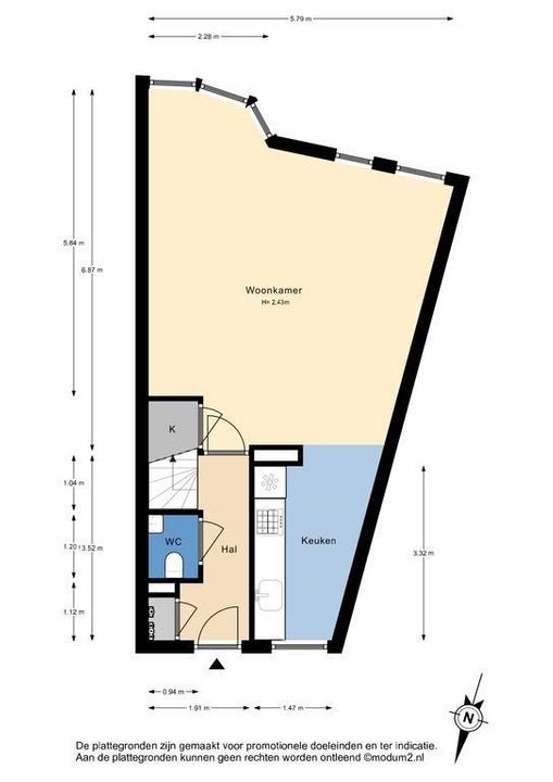 Kamilleveld 3, Schiedam plattegrond-0