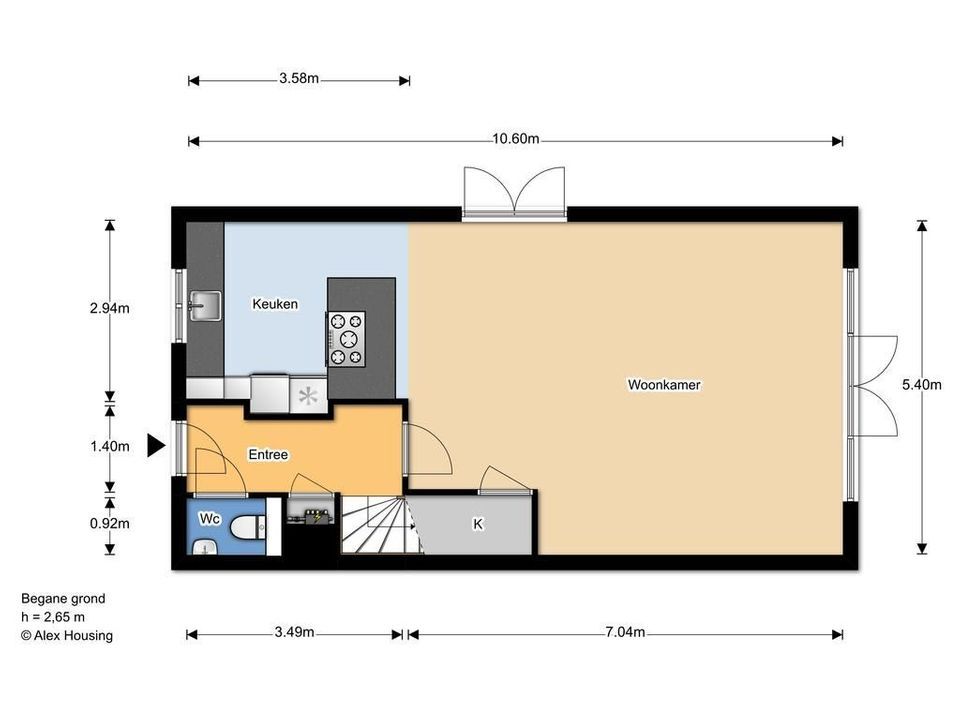 Terras van Sion 22, Rijswijk plattegrond-0