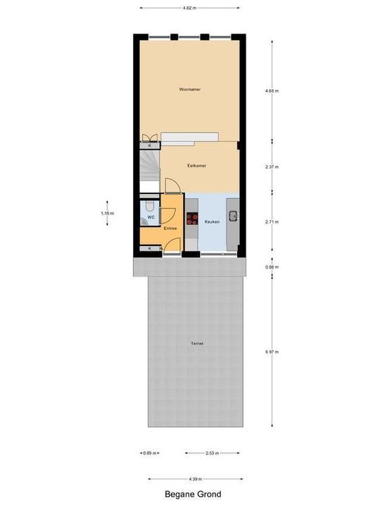 Gasthuislaan 65, Delft plattegrond-0