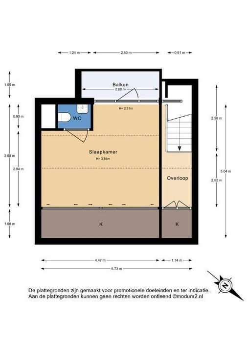 Oostplantsoen 101, Delft plattegrond-2