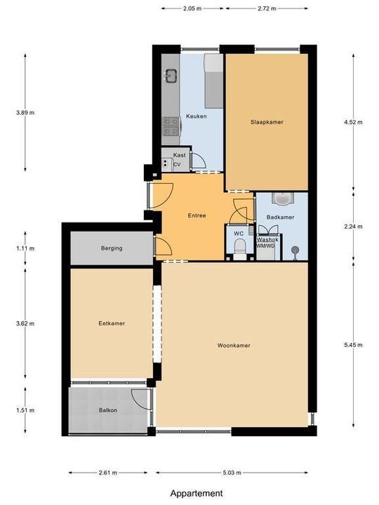 Litouwen 7, Delft plattegrond-0