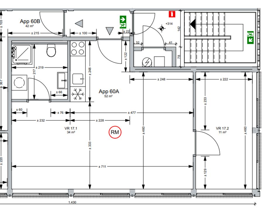 Kalfjeslaan 60 A, Delft plattegrond-0