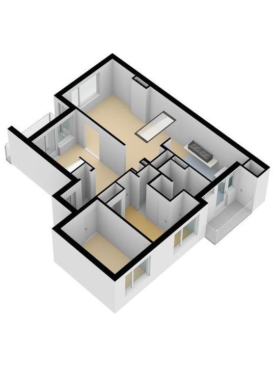 W.H. van Leeuwenlaan 100, Delft plattegrond-1