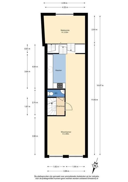 Choorstraat 29 29a, Delft plattegrond-0