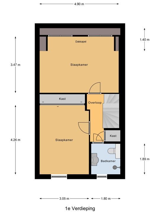 Indiastraat 10, Delft plattegrond-2