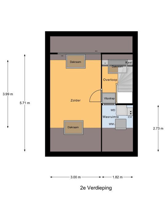 Indiastraat 10, Delft plattegrond-4