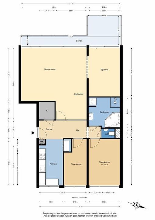 Aart van der Leeuwlaan 156, Delft plattegrond-0