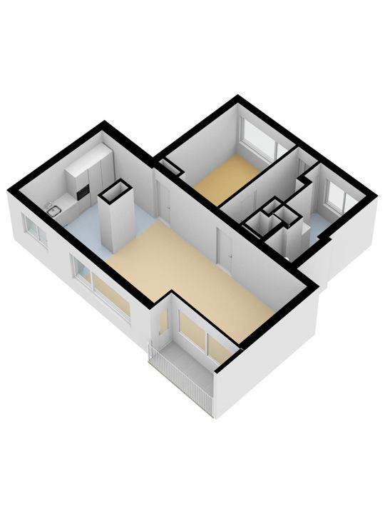 Willem van Aelststraat 7 I, Delft plattegrond-0