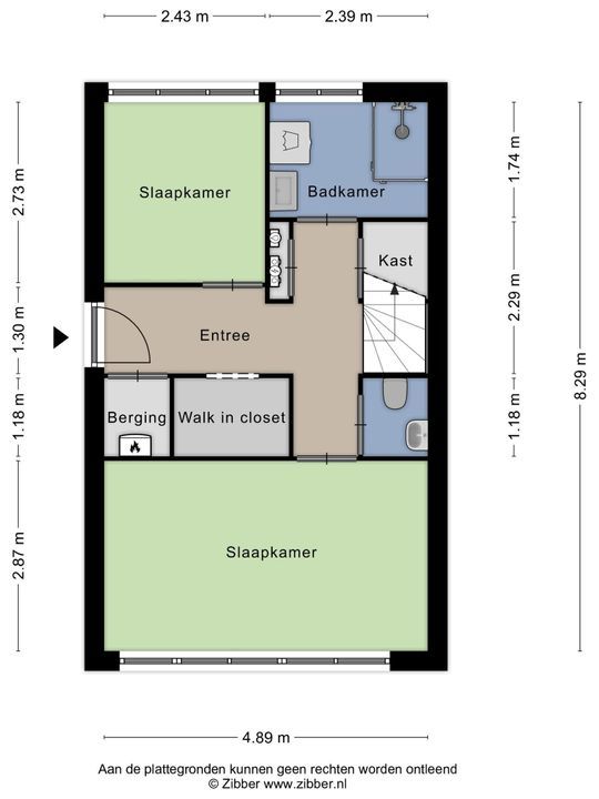 Chinalaan 1, Delft plattegrond-0