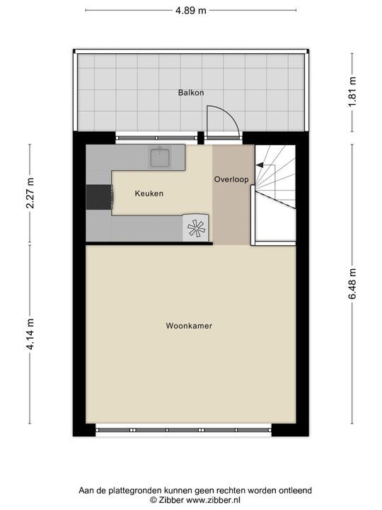 Chinalaan 1, Delft plattegrond-1