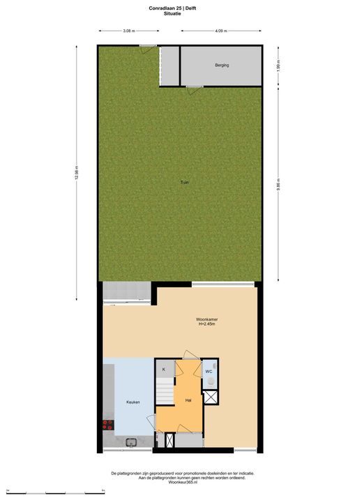 Conradlaan 25, Delft plattegrond-4