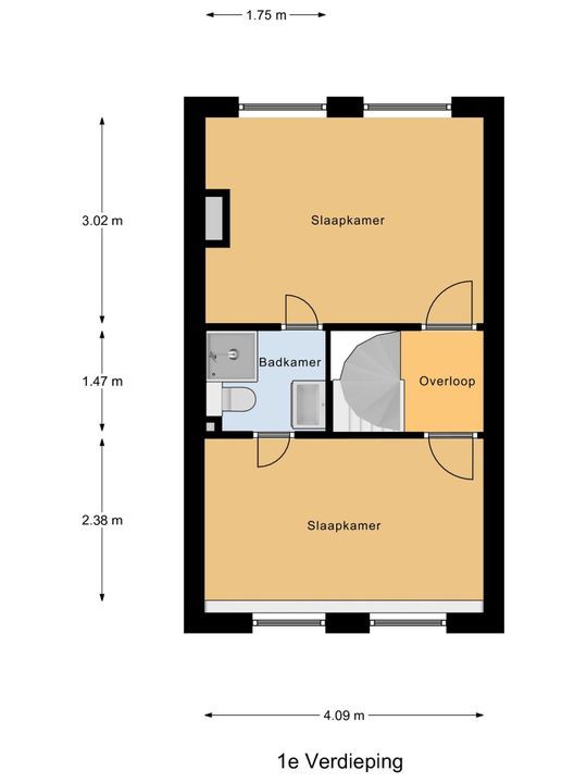 Singelstraat 34, Delft plattegrond-2