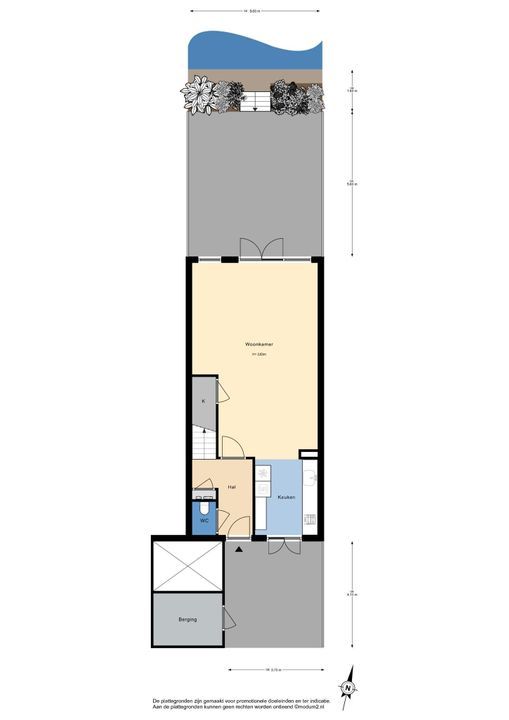 Keizerin 48, Den Hoorn plattegrond-2