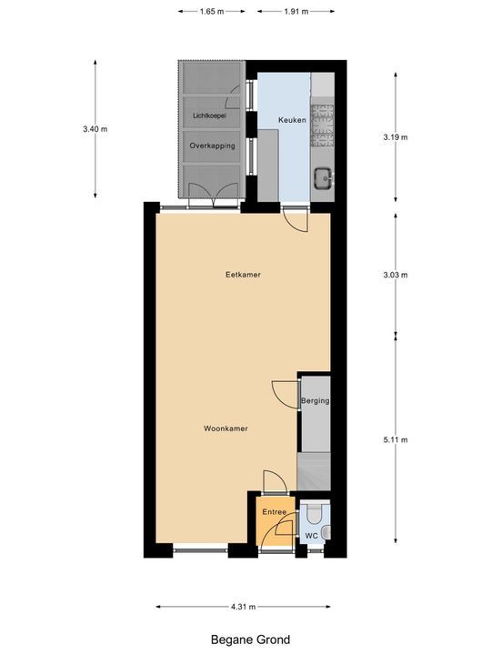 Caspar Fagelstraat 74, Delft plattegrond-0