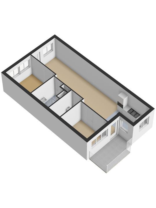 Aletta Rutgersstraat 88, Maasdijk plattegrond-1