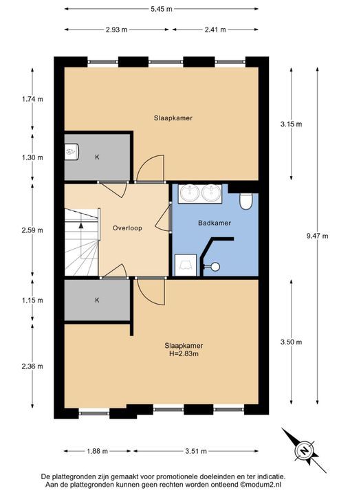 Willem de Zwijgerstraat 22, Delft plattegrond-1