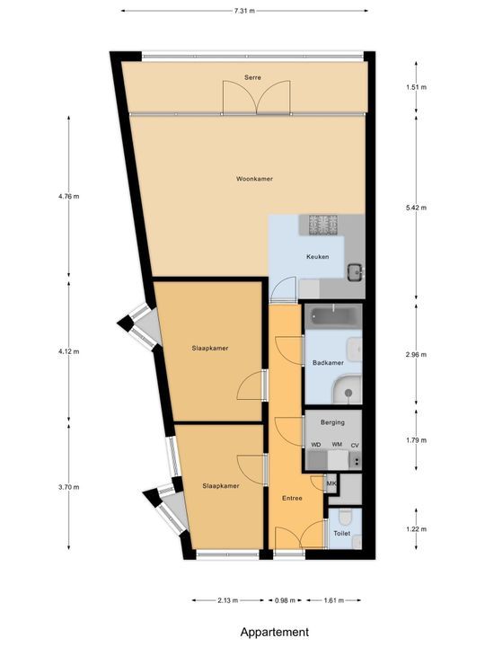 Icarusweg 103, Delft plattegrond-0