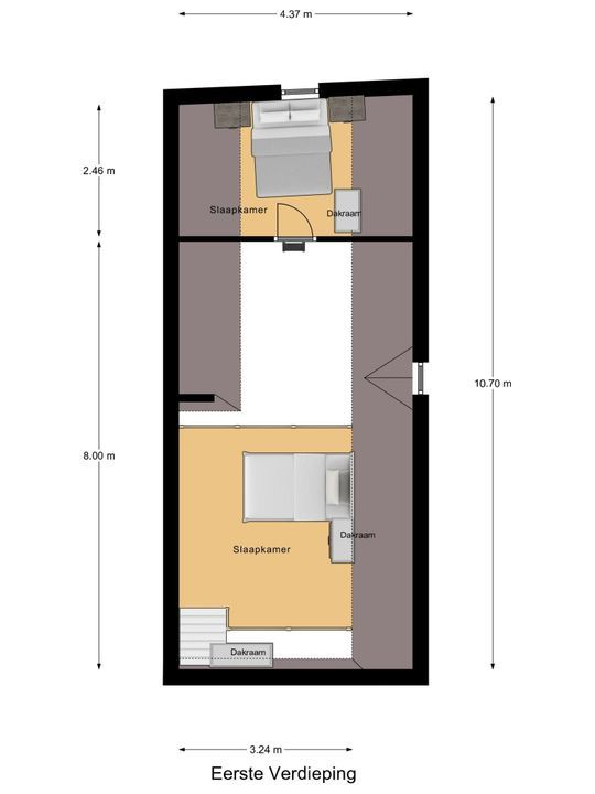 Markt 1 F, Delft plattegrond-2