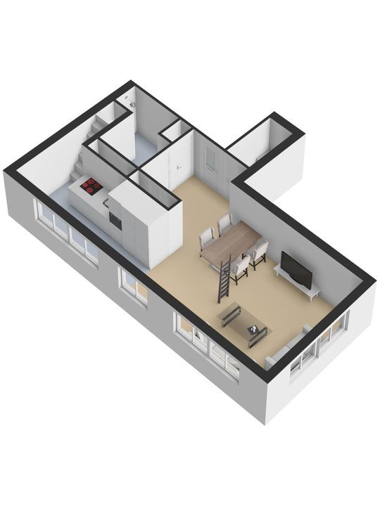 Markt 1 F, Delft plattegrond-1