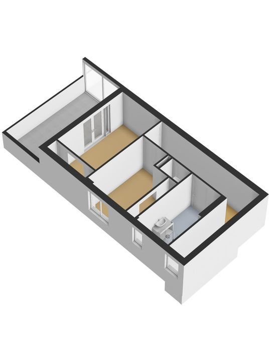 Spiegelmakerstraat 9, Delfgauw plattegrond-2