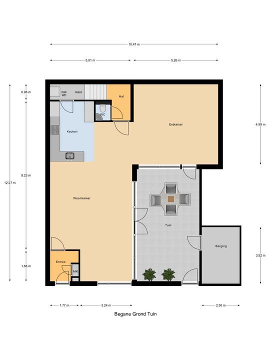 Spiegelmakerstraat 9, Delfgauw plattegrond-4