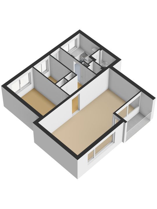 Willem van Aelststraat 19 I, Delft plattegrond-1