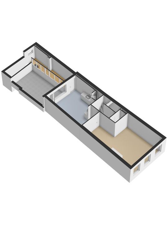 Burgwal 10, Delft plattegrond-3