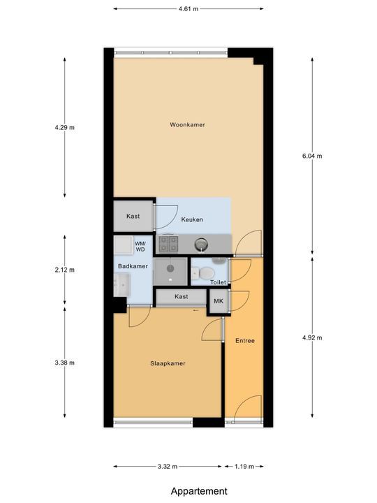 Paradijspoort 31, Delft plattegrond-0