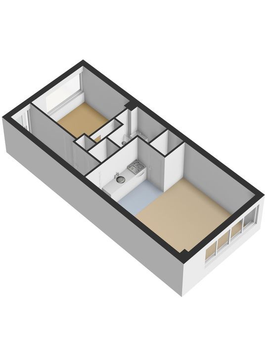 Paradijspoort 31, Delft plattegrond-1