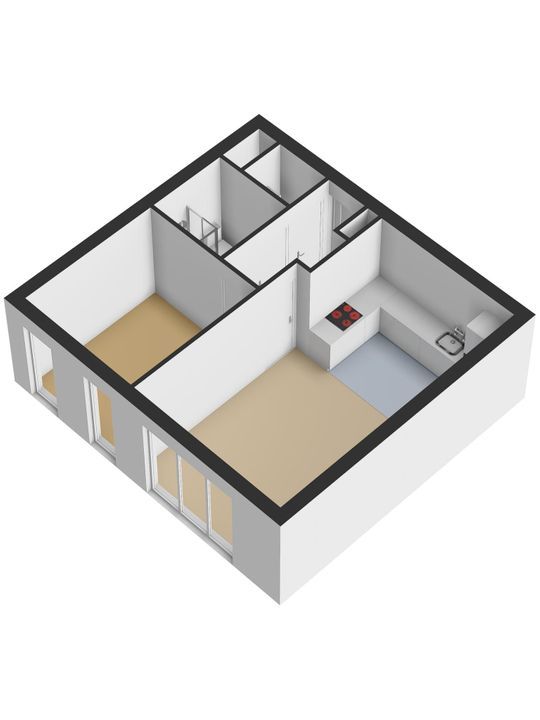 Charlotte de Bourbonstraat 25, Delft plattegrond-1