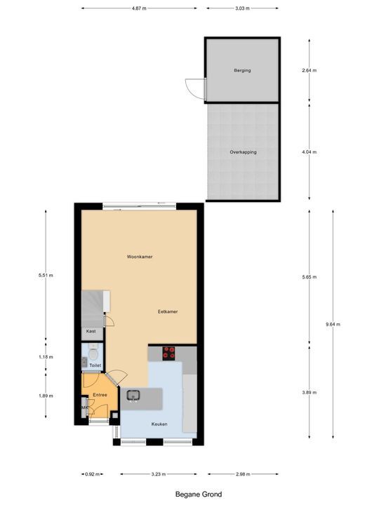 Valkenlaan 23, Delft plattegrond-0