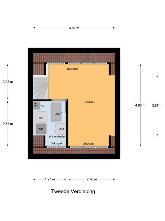 Valkenlaan 23, Delft plattegrond-5