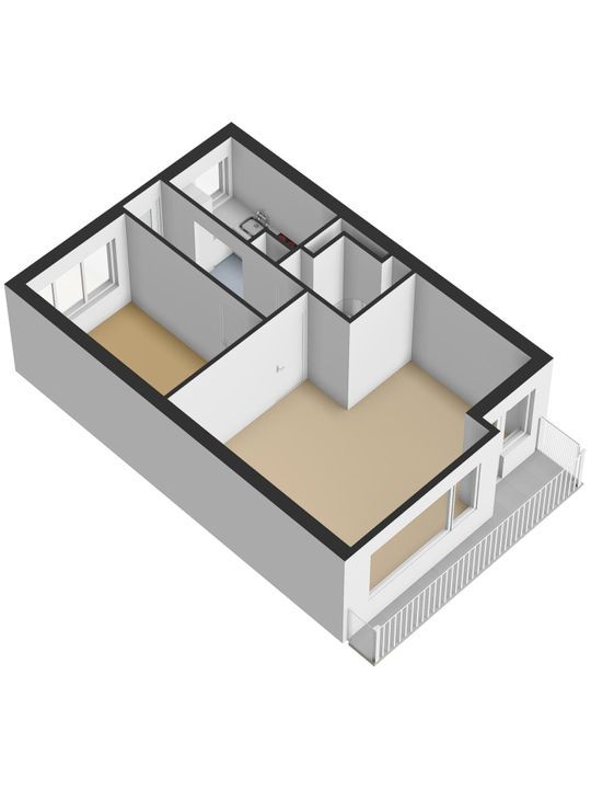 Van Adrichemstraat 127, Delft plattegrond-1