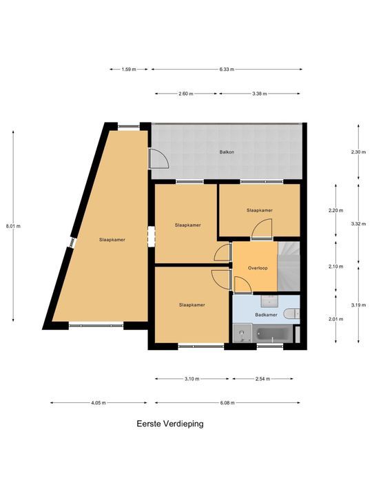 Raad van Europalaan 124, Delft plattegrond-4