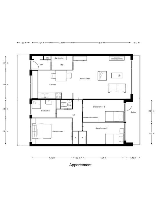 Arthur van Schendelplein 26, Delft plattegrond-0