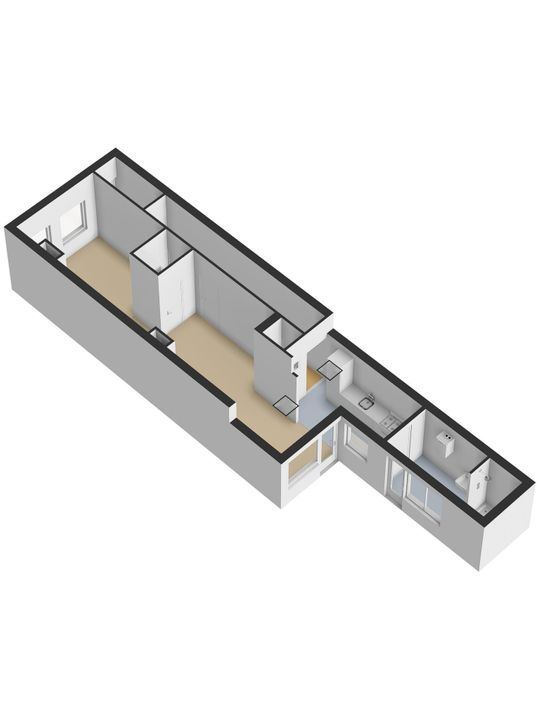 Oostsingel 93, Delft plattegrond-1