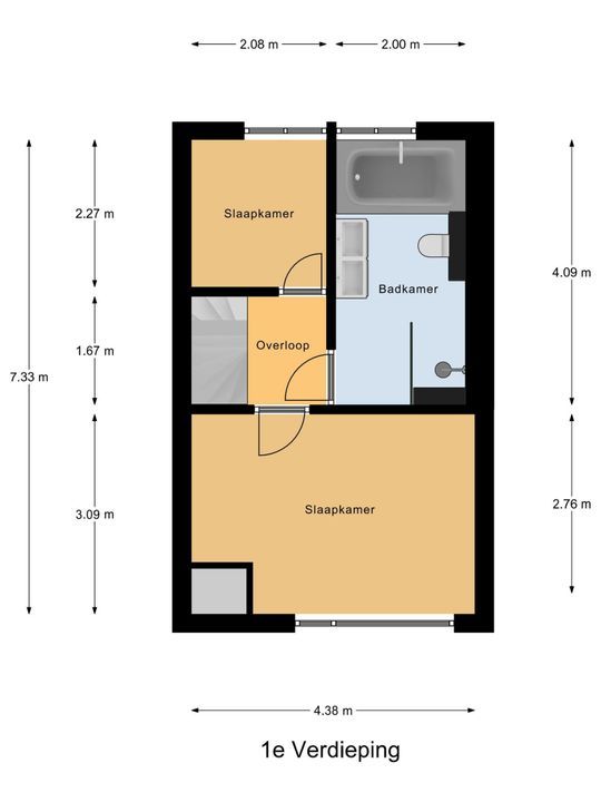 Ambonstraat 7, Delft plattegrond-2