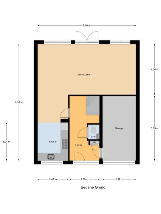 Hoefsmidstraat 21, Delfgauw plattegrond-0