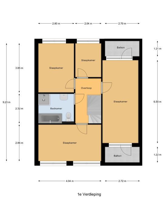 Hoefsmidstraat 21, Delfgauw plattegrond-4