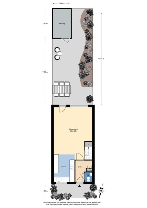 Pelikaansingel 52, Delft plattegrond-2