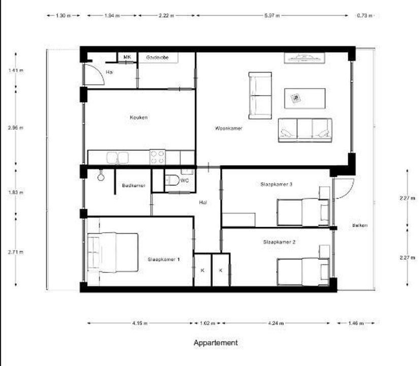 Arthur van Schendelplein 100, Delft plattegrond-0