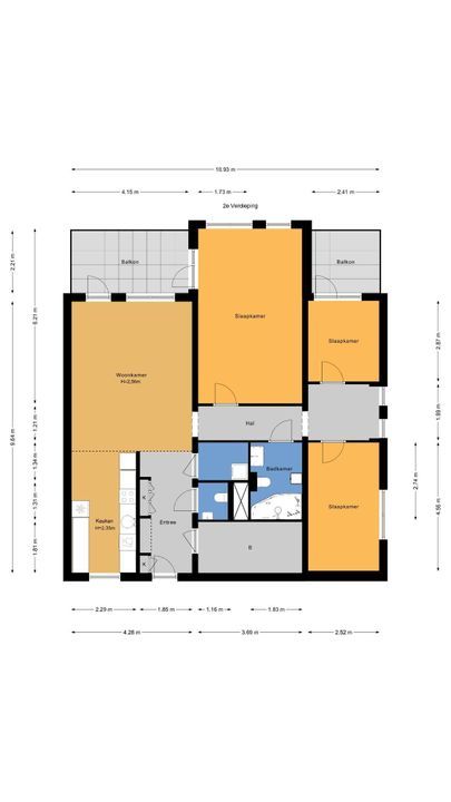 Vestpoort 29, Delft plattegrond-0