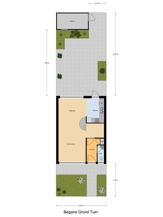 Willem Bilderdijkhof 160, Delft plattegrond-2