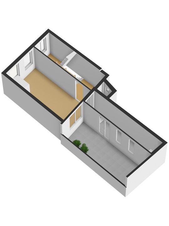 Kolk 16 A, Delft plattegrond-3