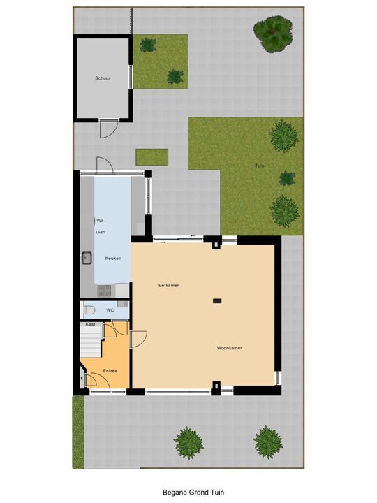 Prinses Marijkelaan 17, Den Hoorn plattegrond-0