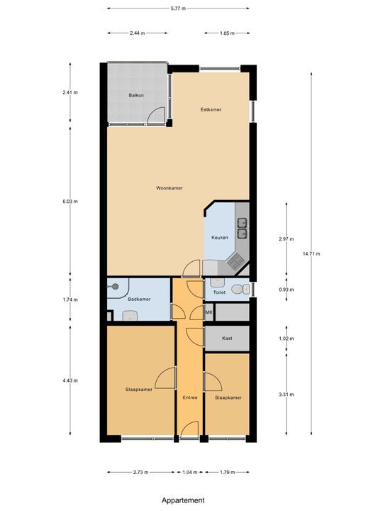 Westvest 191, Delft plattegrond-0