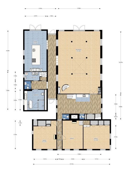 Haantje 11, Rijswijk plattegrond-1