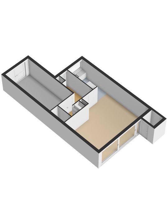 Lausbergstraat 20, Delft plattegrond-1